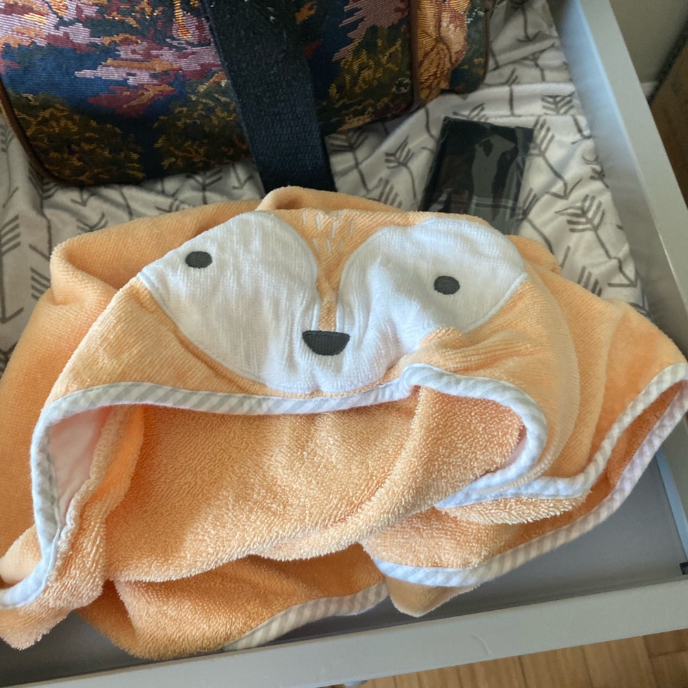 Baby Hooded Fox Towel
